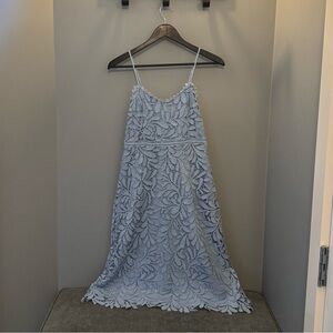 Guess Sky Blue Lace Detail Dress